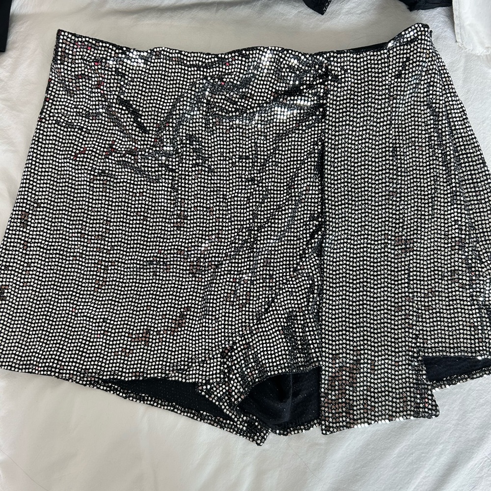 Sequin Mini Skirt